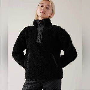 Athleta Cloud Fleece Pullover Jacket